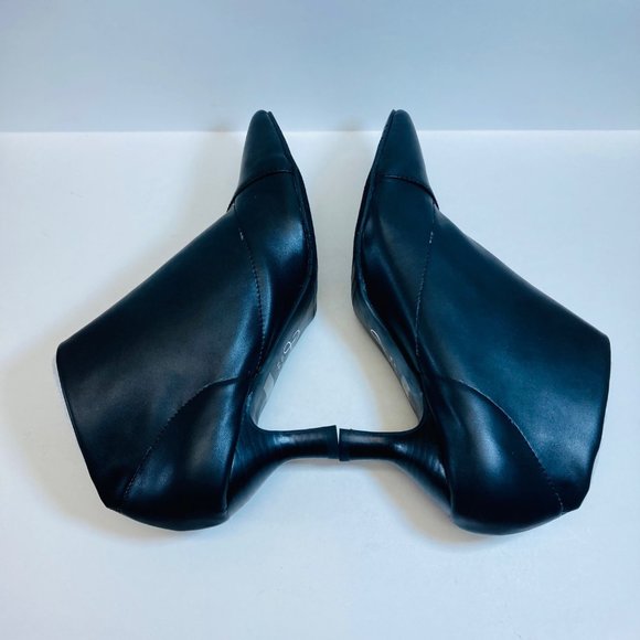 Adrianna Papell Ankle Boots 8M Hayes Black Leather Heels New with box - Picture 10 of 11